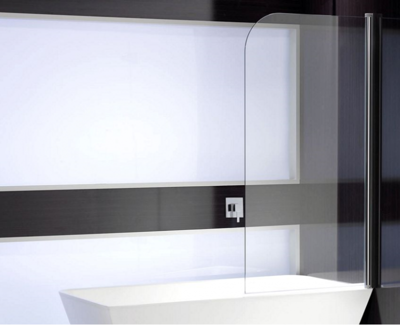 Round Bathscreen Single Panel