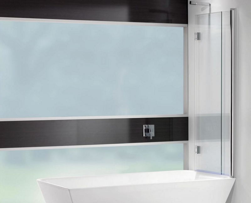 Square Bathscreen Duel Panel