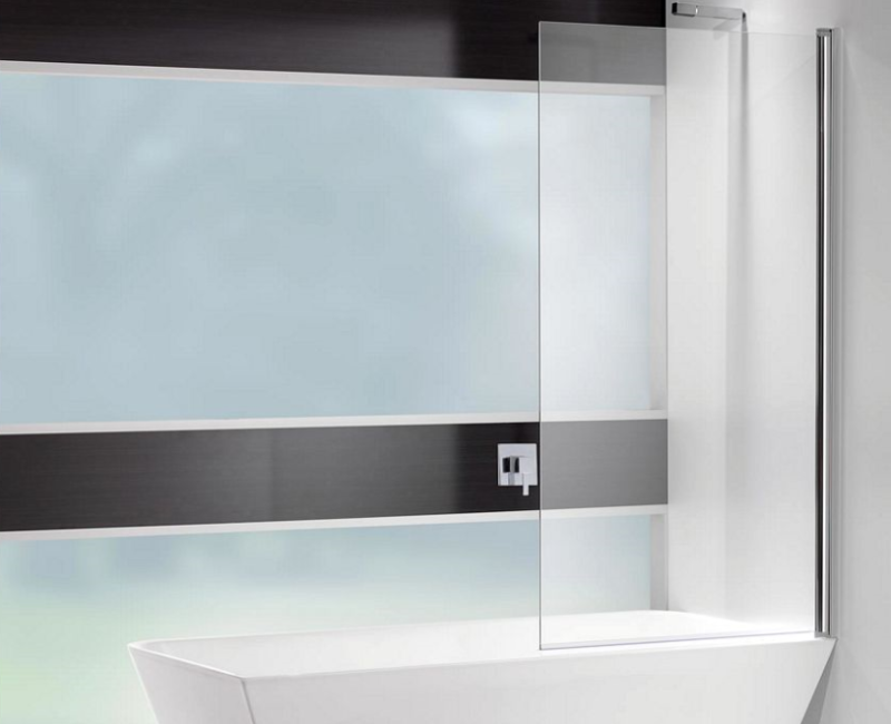 Square Bathscreen Single Panel